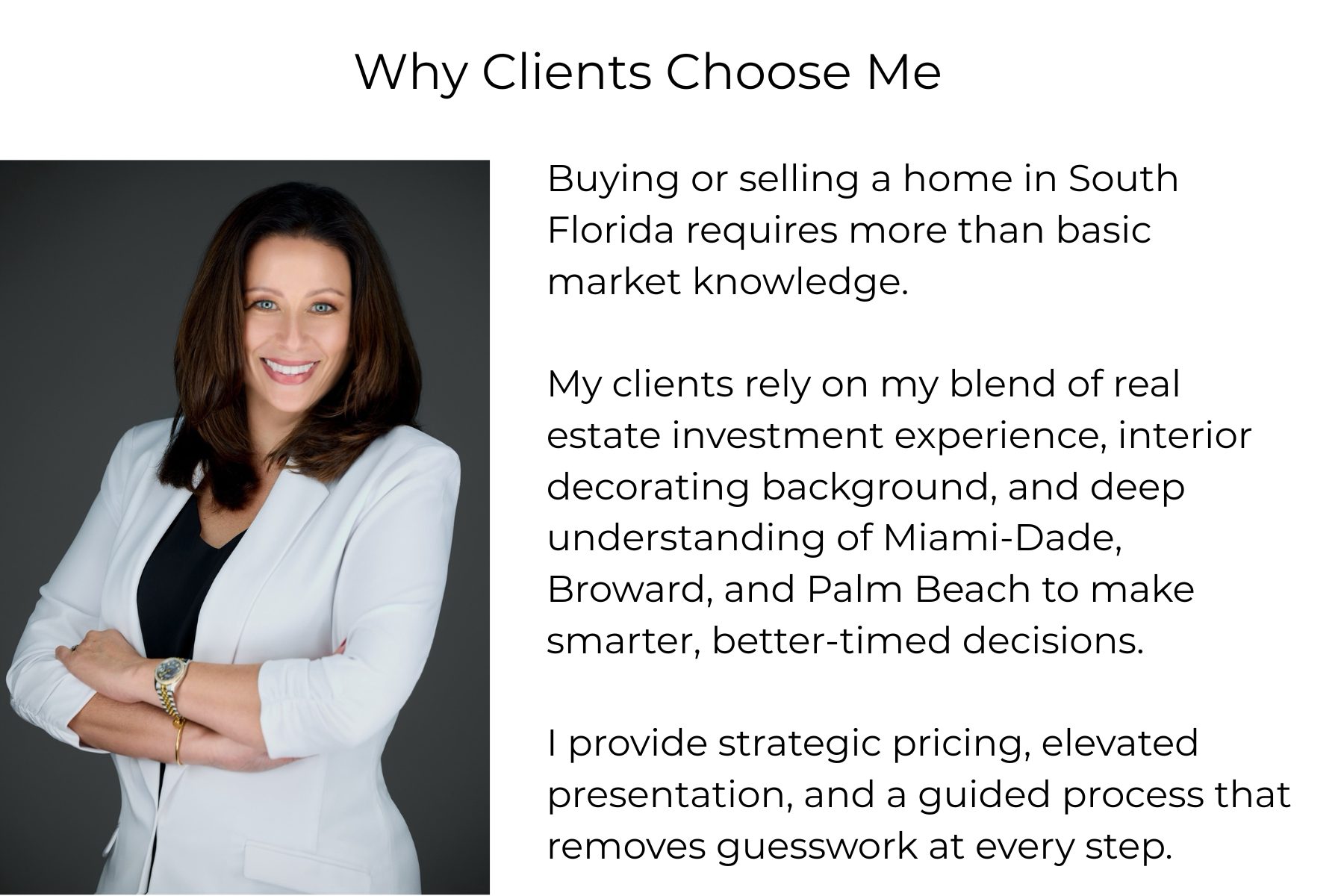 Why Clients Choose Me